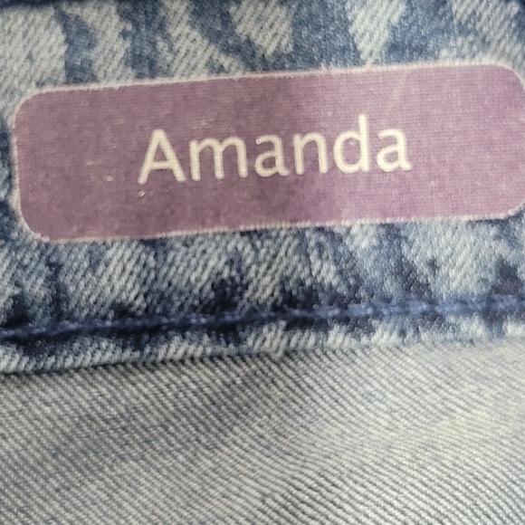 Gloria Vanderbilt Size 14 Amanda Leopard Print Jeans Skinny High Rise - Picture 7 of 8